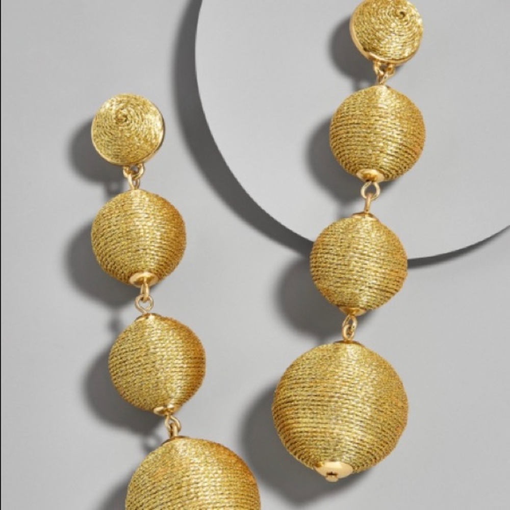 Baublebar Criselda Gold Ball Drop Earrings